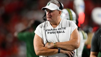 Coach Biff Poggi turning over college football at Charlotte