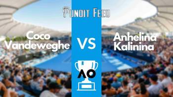 Coco Vandeweghe vs Anhelina Kalinina Prediction and Odds: Australian Open