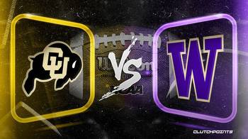 College Football Odds: Colorado vs. Washington prediction, odds