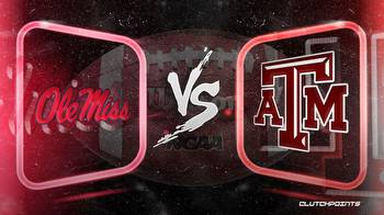 College Football Odds: Ole Miss Texas A&M prediction, odds, pick