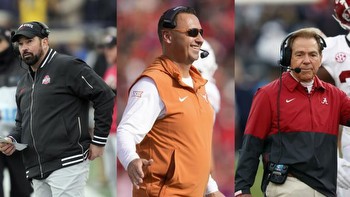 College football parlay picks: Betting combos that would land Texas, Alabama and Ohio State in CFP