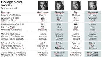 College football picks, Week 7