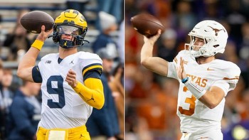 College Football Playoff odds, lines, point spreads: Early betting info for Alabama vs. Michigan, Texas vs. Washington