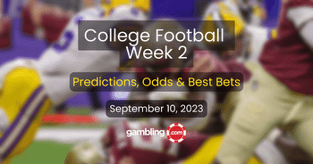 College Football Week 2 Predictions & Best College Football Bets