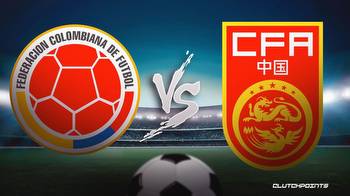 Colombia vs China prediction, odds, pick, how to watch