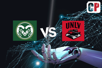Colorado State Rams at UNLV Rebels AI NCAA Football Prediction 10/21/2023