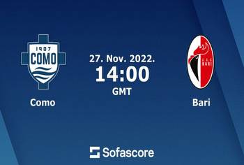 Como vs Bari Prediction, Head-To-Head, Lineup, Betting Tips, Where To Watch Live Today Italian Serie B 2022 Match Details