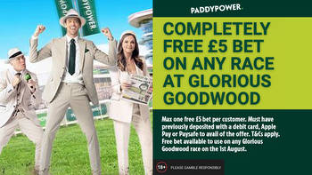 Completely free £5 bet on ANY race on Paddy Power