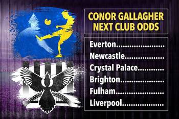 Conor Gallagher transfer news odds: Everton favourites after £45m bid, Enzo Fernandez deal could accelerate Chelsea sale