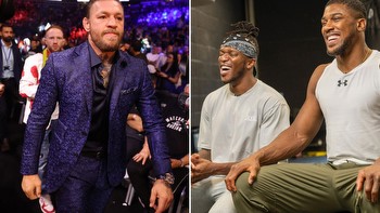 Conor McGregor slammed by KSI for 'embarrassing' himself at Anthony Joshua fight as YouTuber calls out UFC star