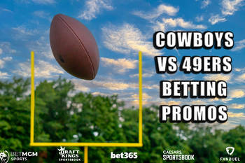 Cowboys-49ers Betting Promos Offer $4,900 Bonuses From DraftKings, More