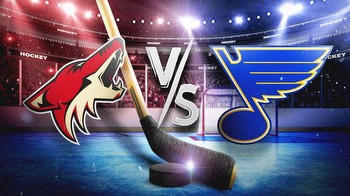 Coyotes-Blues prediction, odds, pick, how to watch