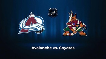 Coyotes vs. Avalanche: Odds, total, moneyline