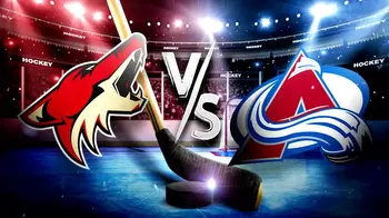 Coyotes vs. Avalanche prediction, odds, pick, how to watch
