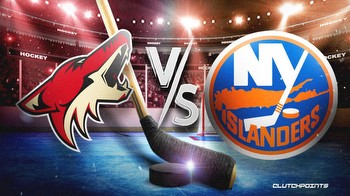 Coyotes vs. Islanders prediction, odds, pick, how to watch