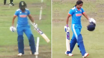 Cricket fans say Indian women’s captain should be ‘banned for life’ after ‘disgusting’ act following umpire decision