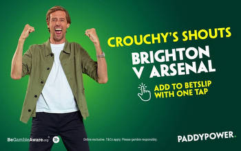 Crouchy’s Shouts: Here's a 38/1 punt on Brighton v Arsenal