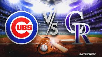 Cubs vs. Rockies prediction, odds, pick, how to watch
