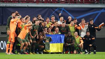 Emotional Shakhtar celebrate famous RB Leipzig win despite missing SIX MONTHS of football due to Russia's war in Ukraine
