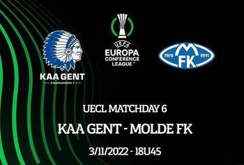 Gent vs Molde Prediction, Head-To-Head, Lineup, Betting Tips, Where To Watch Live Today UEFA Europa Conference League Match Details