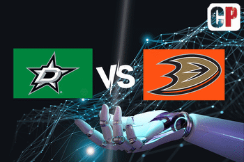 Dallas Stars at Anaheim Ducks AI NHL Prediction 101923