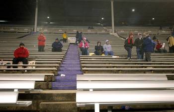 Dangerously cold at kickoff for Armed Forces Bowl. Fans allowed to bring blankets