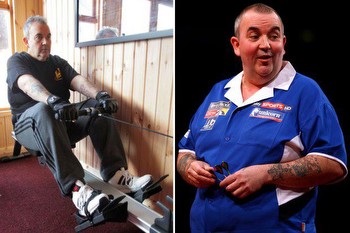 Darts legend lost five stone after changing diet and using home gym.. and it helped him win final ever world title