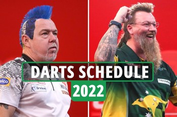 Darts schedule and results 2022: Calendar and dates for World Matchplay, Premier League, PDC World Darts Championship