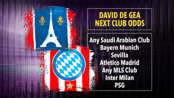 David de Gea transfer news: Odds SLASHED on Bayern Munich deal following Man Utd departure, Saudi Arabia favourites
