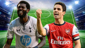 How Arsenal lined up last time they won at Tottenham with Arteta and Rosicky in midfield and Adebayor playing for Spurs