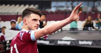 Declan Rice shows true colours after West Ham teammate's prediction "one year ago"