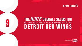 Detroit Red Wings to select No. 9 overall in 2023 NHL Entry Draft