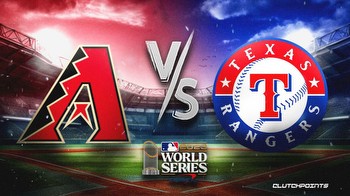 Diamondbacks vs. Rangers prediction, odds, pick, how to watch World Series Game 1-10/27/2023