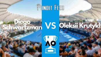 Diego Schwartzman vs Oleksii Krutykh Prediction and Odds: Australian Open 2023