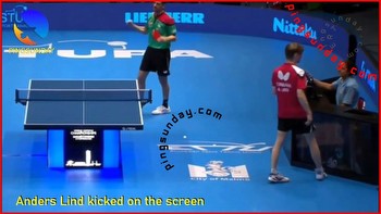 Disqualification in Table Tennis Due to Kicking the Umpire’s Screen