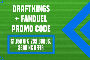 DraftKings + FanDuel Promo Code: Grab $1,150 UFC 299 Bonus, $600 NC Offer
