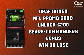 DraftKings NFL Promo Code: Unlock $200 Bears-Commanders Bonus Win or Lose