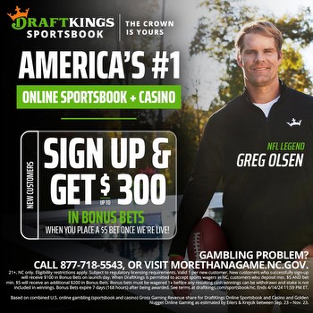 DraftKings North Carolina Promo: Get $300 in bonus bets from
