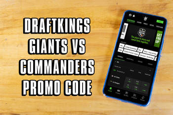 DraftKings promo code: Bet $5, win $150 for Giants vs. Commanders SNF showdown