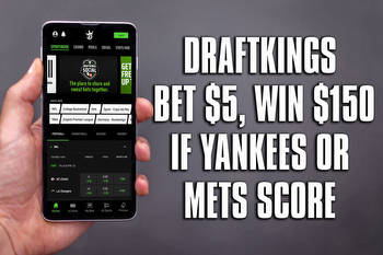DraftKings promo code: bet $5, win $150 if Yankees or Mets score