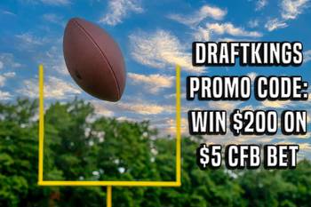 DraftKings promo code: college football $5 powers $200 win