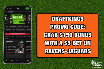 DraftKings Promo Code: Grab $150 Bonus with a $5 Bet on Ravens-Jaguars