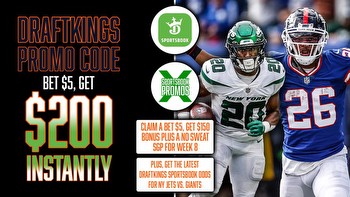 DraftKings Promo Code NFL: Claim $200 Instant Bonus for Week 8