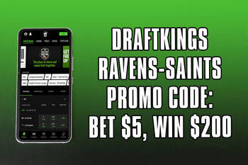 DraftKings promo code offer: Monday Night Football Saints-Ravens bet $5, win $200