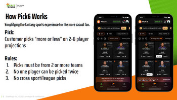 DraftKings rolls out new ‘Pick6’ app around player prop picks