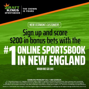 DraftKings Vermont Promo Code: Claim $200 Bonus for Early Sign up