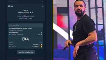 Drake wins staggering $230,000 NBA bet as Tyrese Haliburton and the Pacers upset Milwaukee