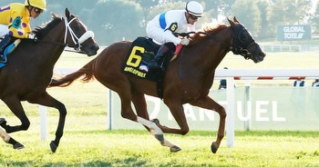 Dueling Grounds Derby: Anglophile holds off Far Bridge for Declan Cannon's first $1M win