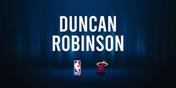 Duncan Robinson NBA Preview vs. the Bulls