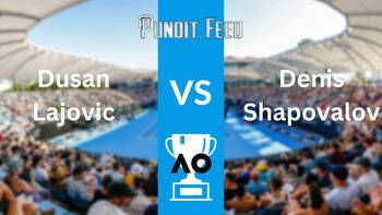 Dusan Lajovic vs Denis Shapovalov Predictions and Odds: Australian Open